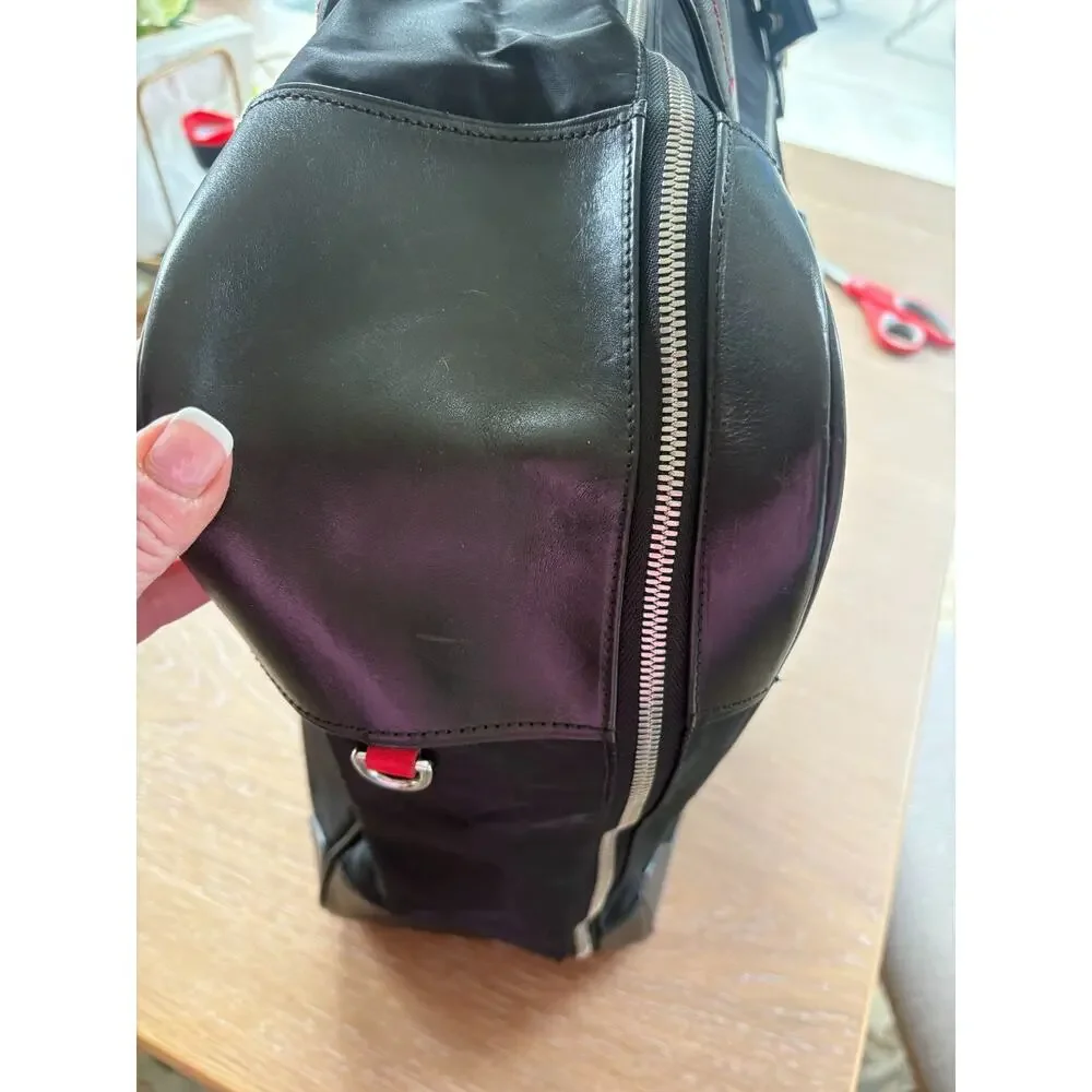 TUMI Classic Travel Weekender Carry On Black Nylon Leather Trim - 48724D